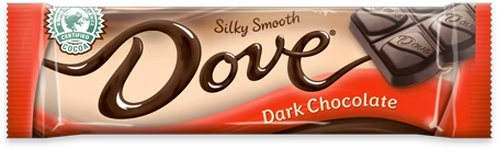 Dove Dark Chocolate Candy Bar 1.44 oz (18 Bars Per Box)